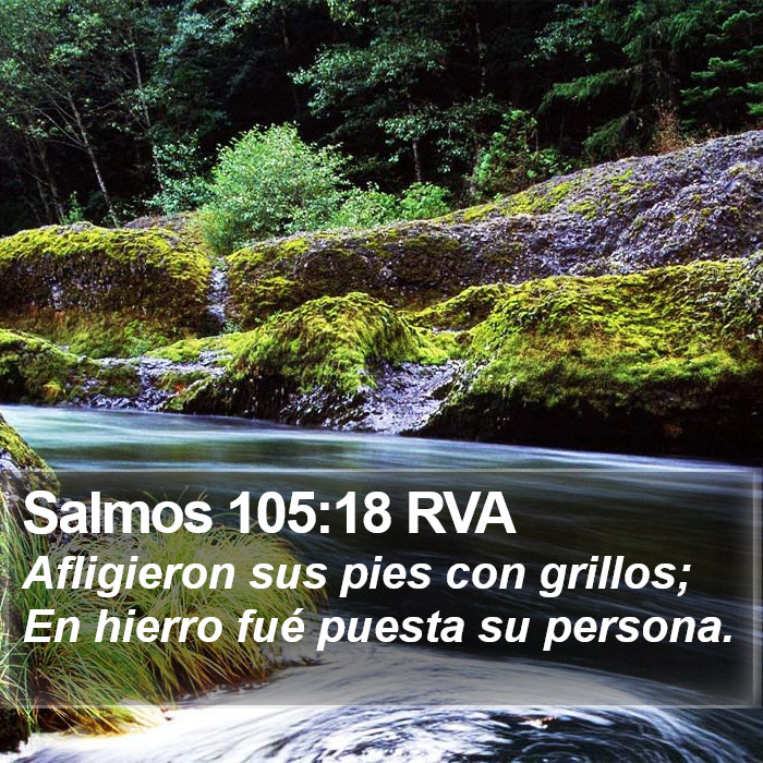 Salmos 105:18 RVA Bible Study