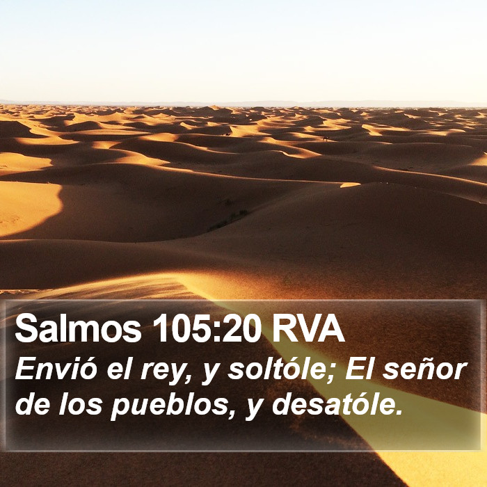 Salmos 105:20 RVA Bible Study