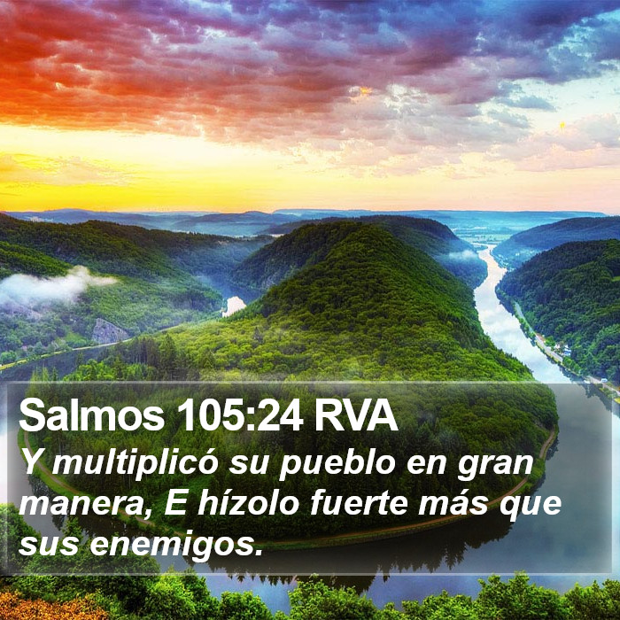 Salmos 105:24 RVA Bible Study