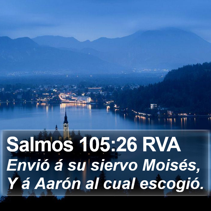 Salmos 105:26 RVA Bible Study