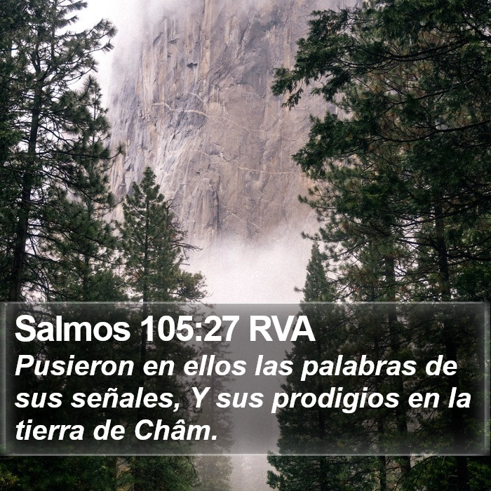 Salmos 105:27 RVA Bible Study