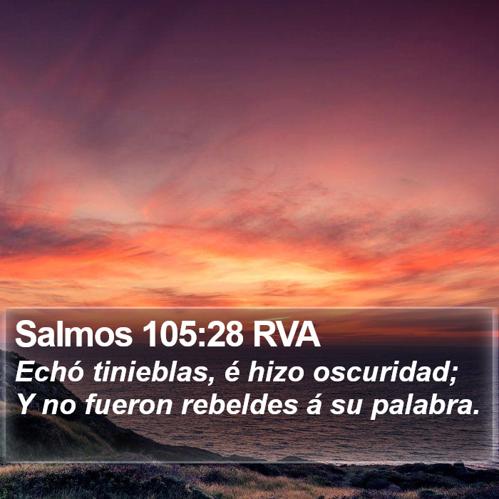 Salmos 105:28 RVA Bible Study