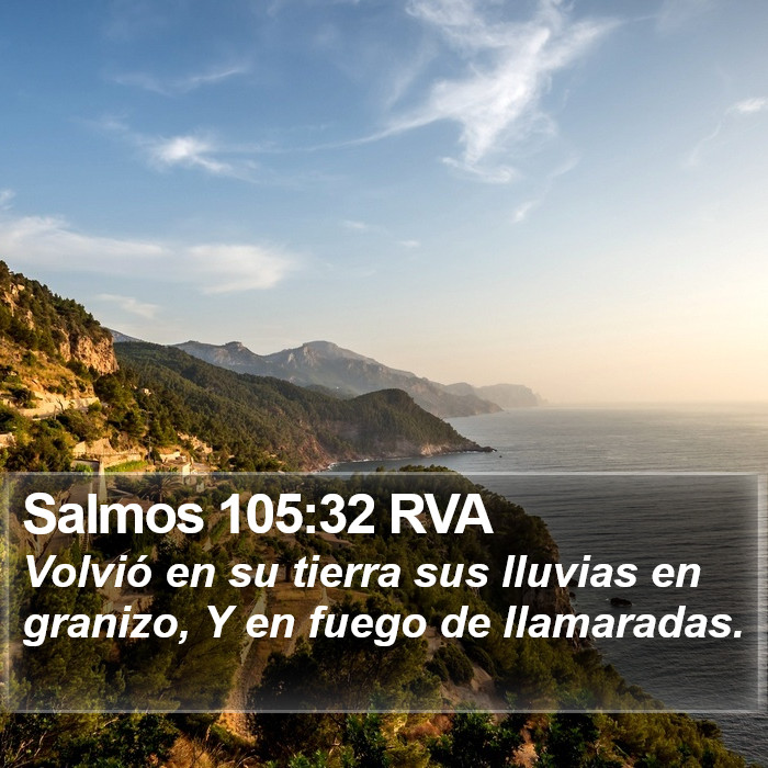 Salmos 105:32 RVA Bible Study