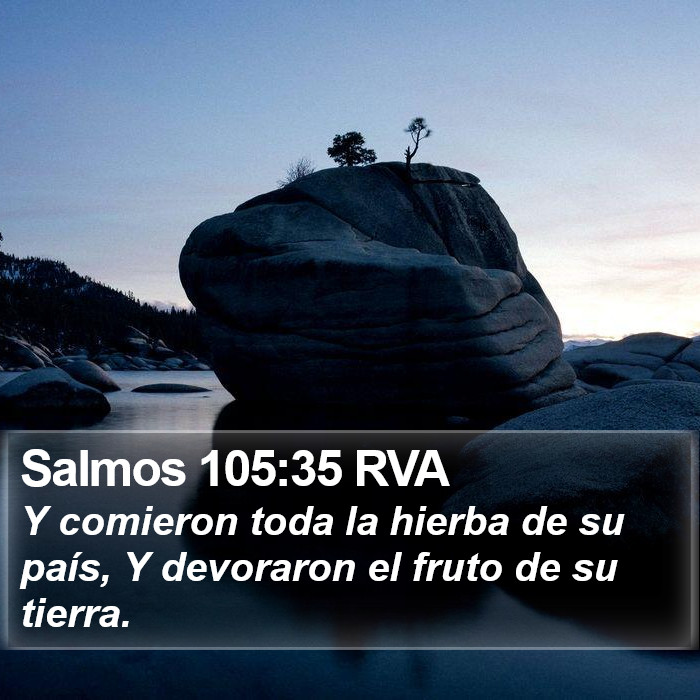 Salmos 105:35 RVA Bible Study