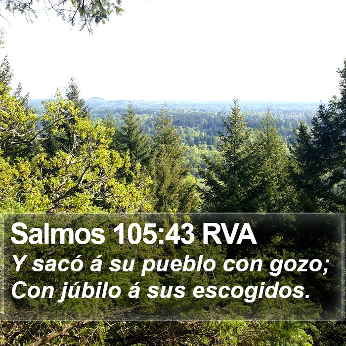 Salmos 105:43 RVA Bible Study