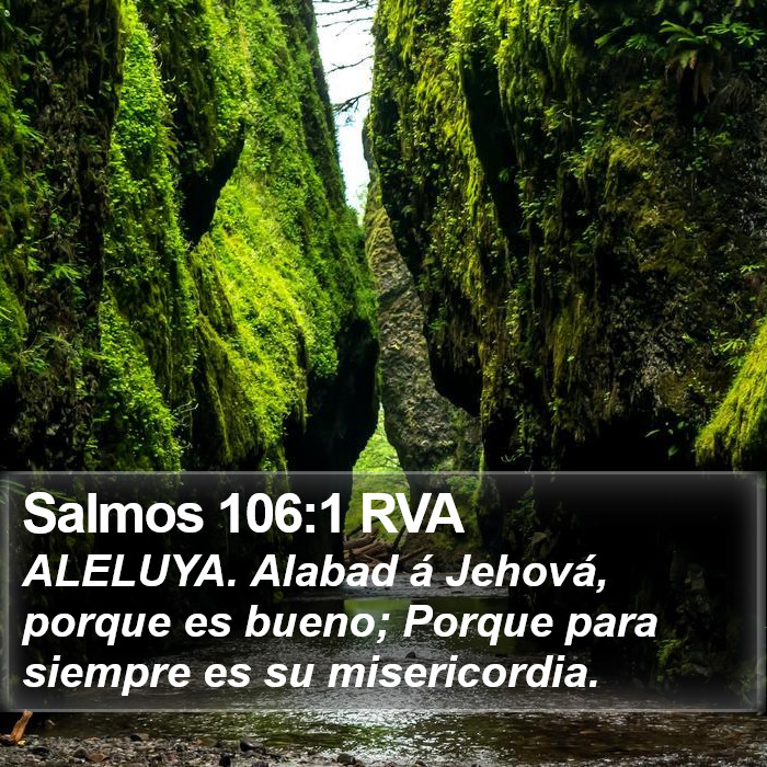 Salmos 106:1 RVA Bible Study