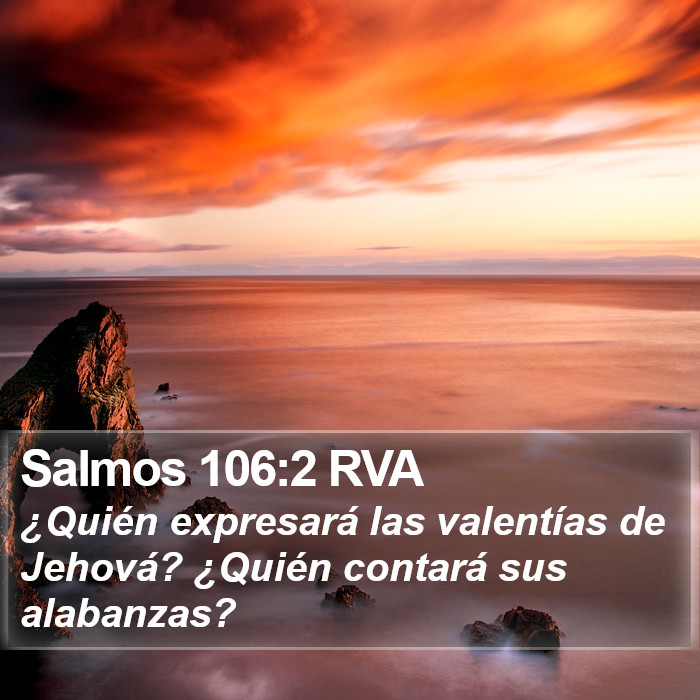 Salmos 106:2 RVA Bible Study