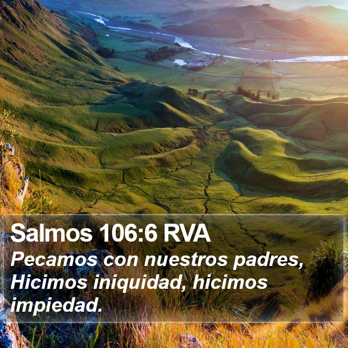 Salmos 106:6 RVA Bible Study