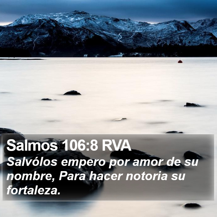 Salmos 106:8 RVA Bible Study