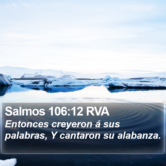 Salmos 106:12 RVA Bible Study