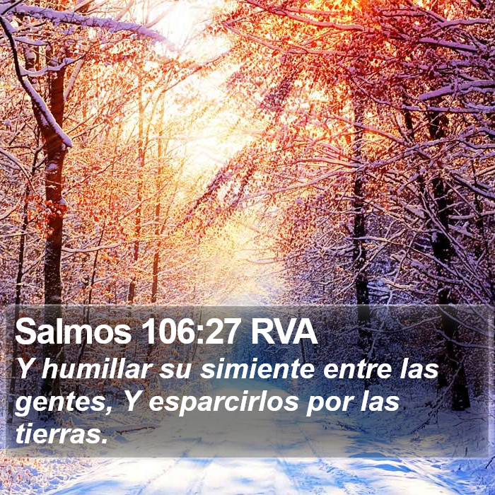 Salmos 106:27 RVA Bible Study