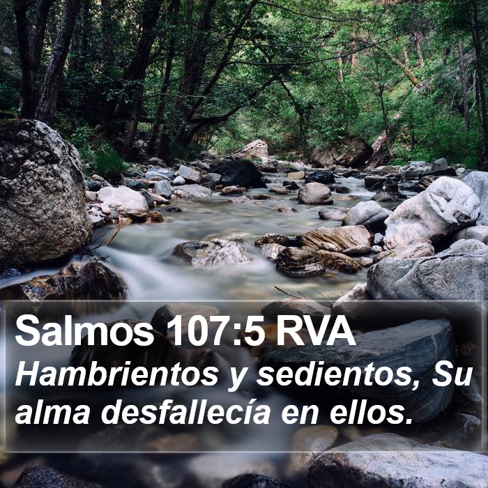 Salmos 107:5 RVA Bible Study