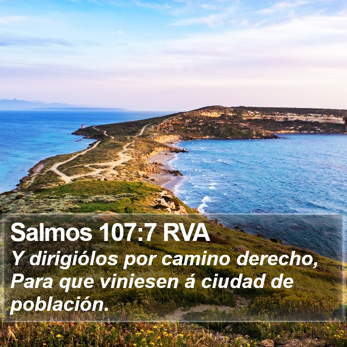 Salmos 107:7 RVA Bible Study