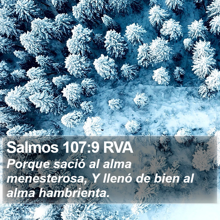 Salmos 107:9 RVA Bible Study