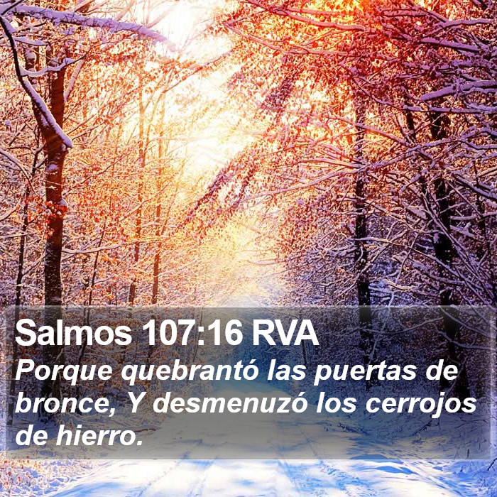 Salmos 107:16 RVA Bible Study