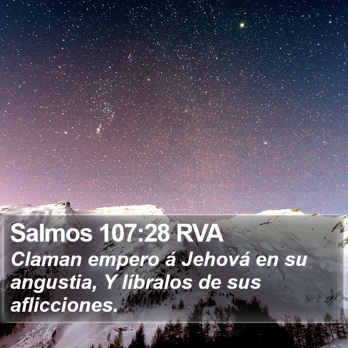 Salmos 107:28 RVA Bible Study