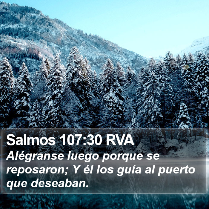 Salmos 107:30 RVA Bible Study