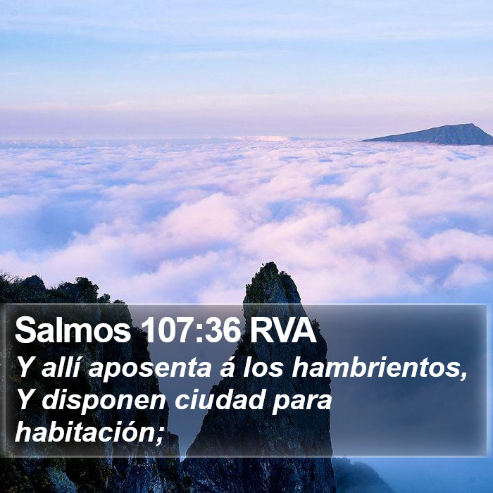 Salmos 107:36 RVA Bible Study