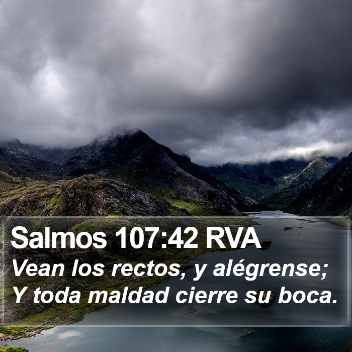 Salmos 107:42 RVA Bible Study