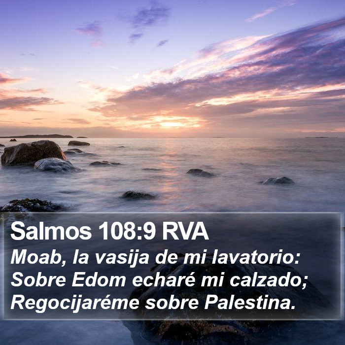 Salmos 108:9 RVA Bible Study