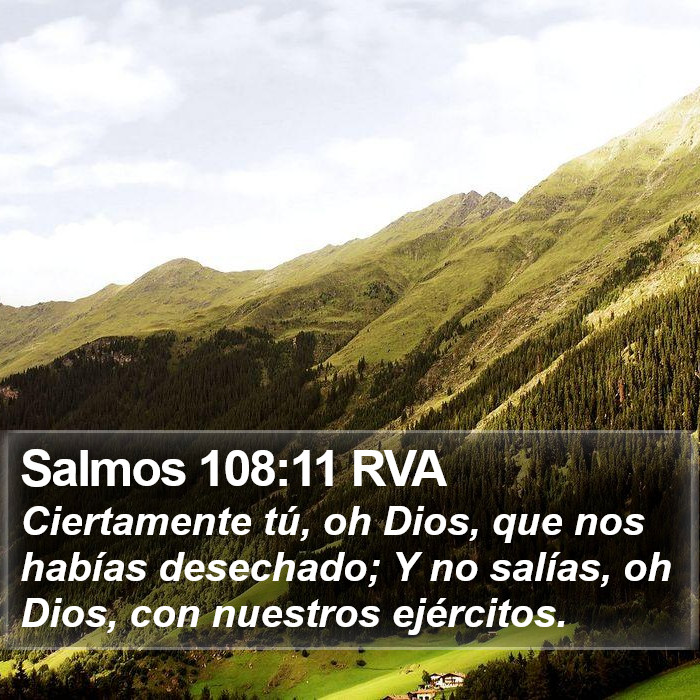 Salmos 108:11 RVA Bible Study