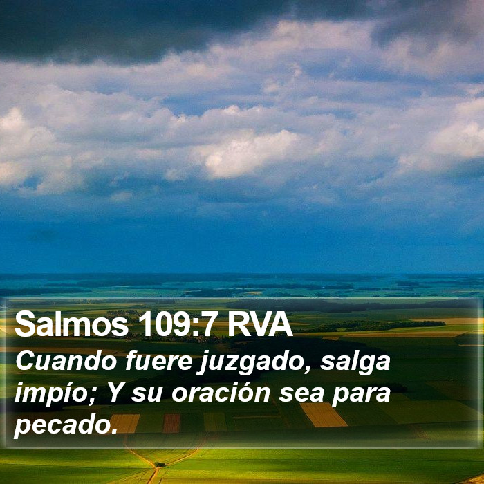 Salmos 109:7 RVA Bible Study