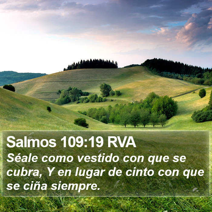 Salmos 109:19 RVA Bible Study