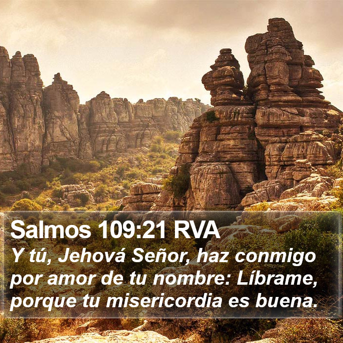 Salmos 109:21 RVA Bible Study