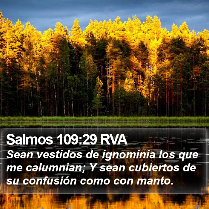 Salmos 109:29 RVA Bible Study