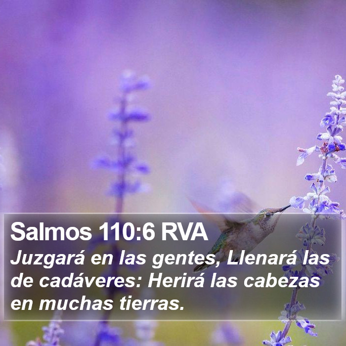 Salmos 110:6 RVA Bible Study