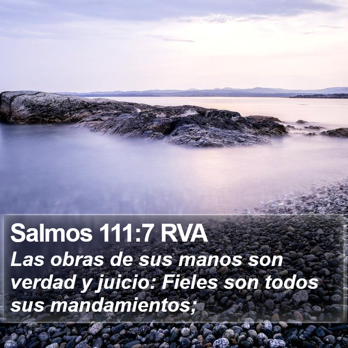 Salmos 111:7 RVA Bible Study