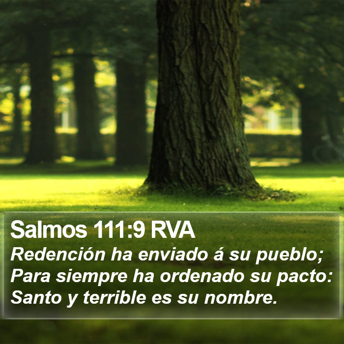 Salmos 111:9 RVA Bible Study