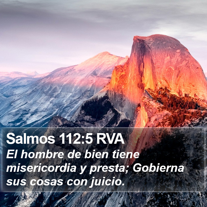 Salmos 112:5 RVA Bible Study