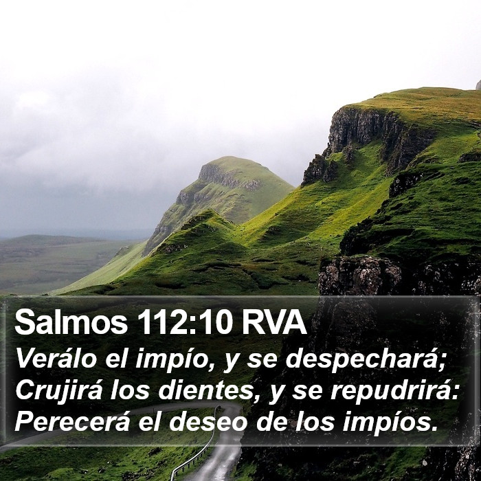 Salmos 112:10 RVA Bible Study