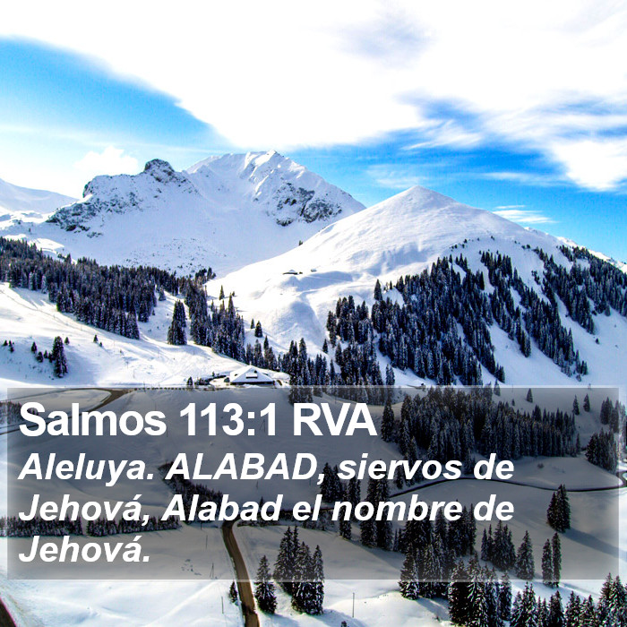 Salmos 113:1 RVA Bible Study