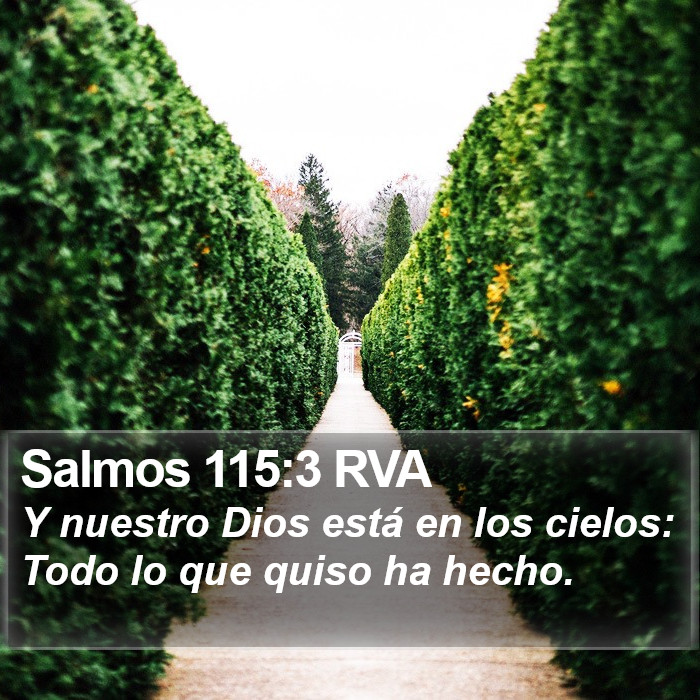 Salmos 115:3 RVA Bible Study