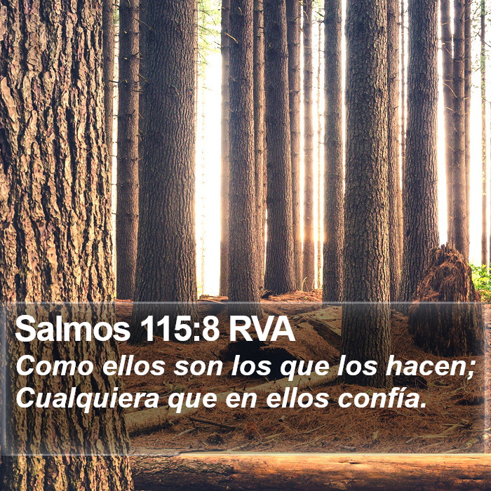 Salmos 115:8 RVA Bible Study