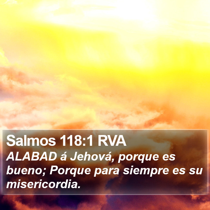 Salmos 118:1 RVA Bible Study