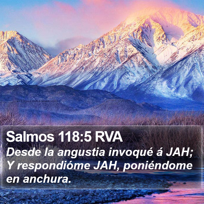 Salmos 118:5 RVA Bible Study