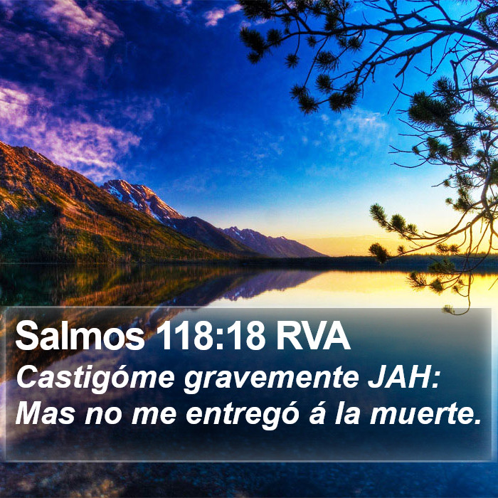 Salmos 118:18 RVA Bible Study