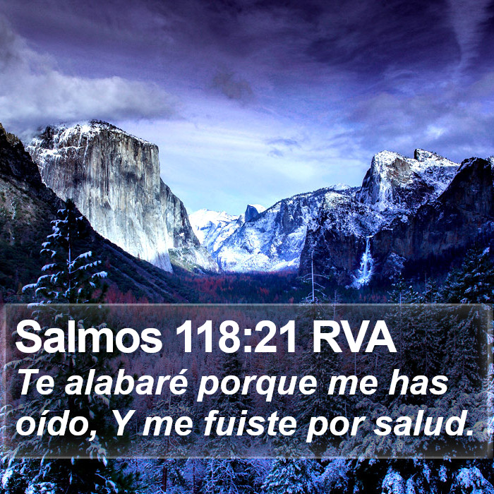 Salmos 118:21 RVA Bible Study