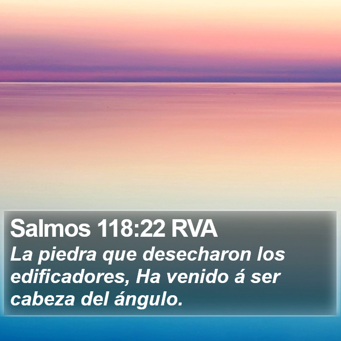 Salmos 118:22 RVA Bible Study