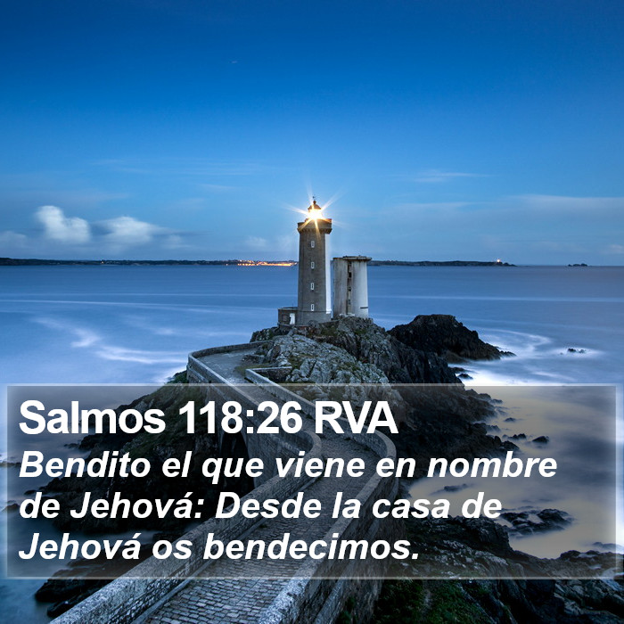 Salmos 118:26 RVA Bible Study