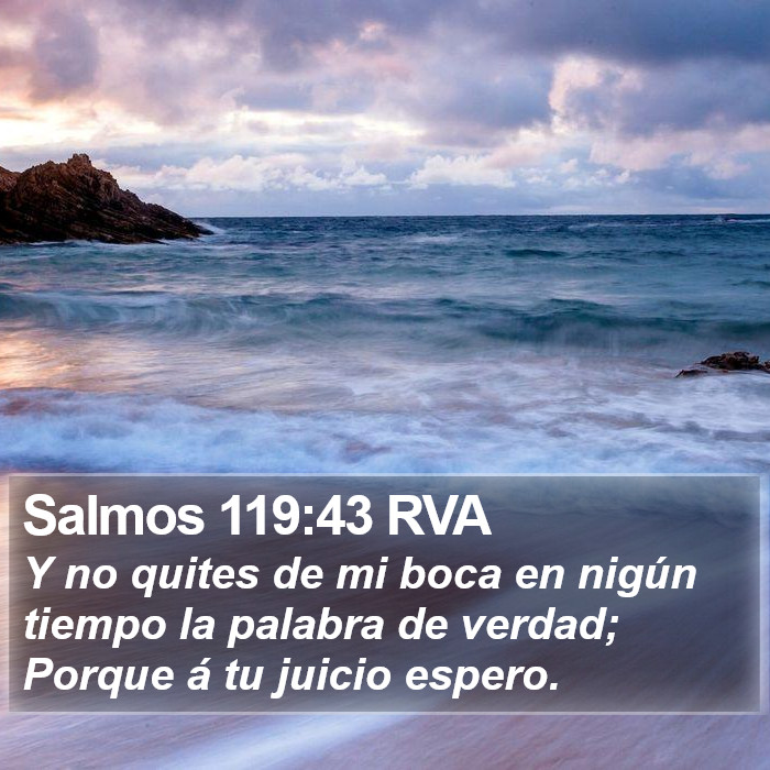 Salmos 119:43 RVA Bible Study