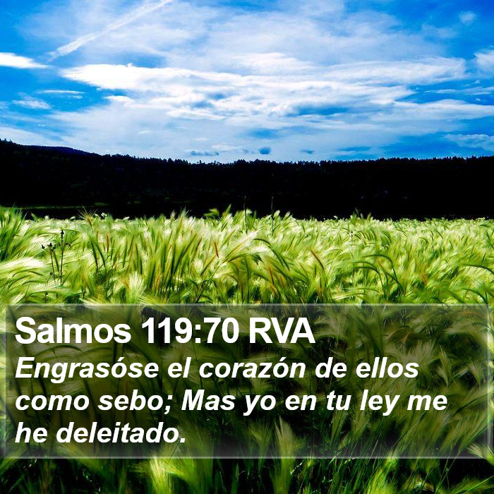 Salmos 119:70 RVA Bible Study