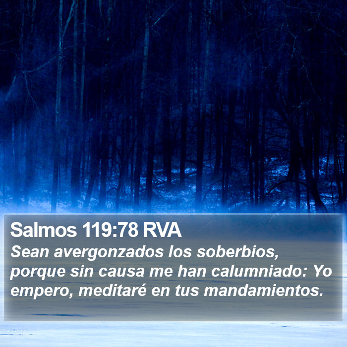 Salmos 119:78 RVA Bible Study