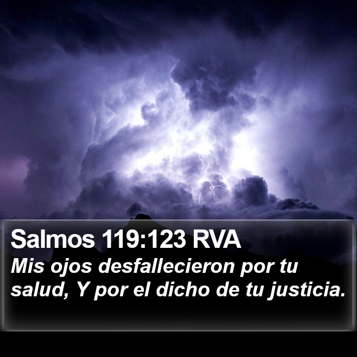 Salmos 119:123 RVA Bible Study