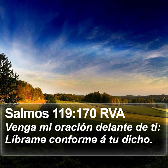 Salmos 119:170 RVA Bible Study