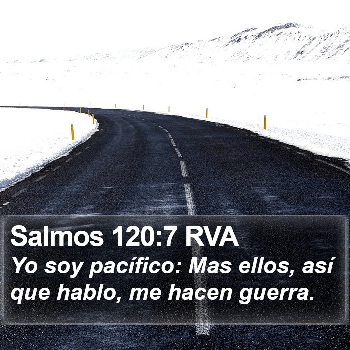 Salmos 120:7 RVA Bible Study