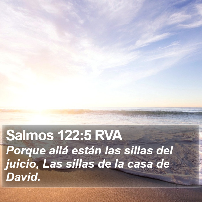 Salmos 122:5 RVA Bible Study